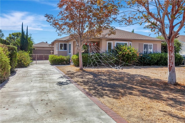 view of ranch-style home