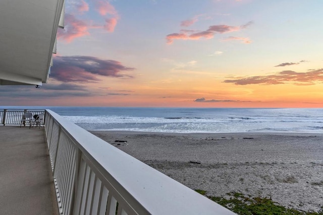 water view with a beach view