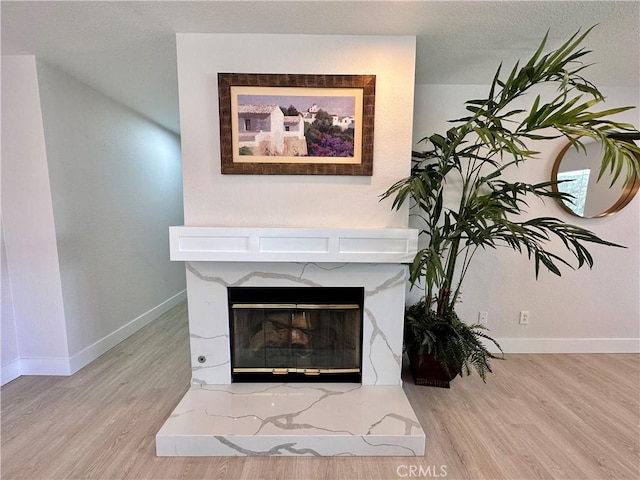 room details with hardwood / wood-style floors