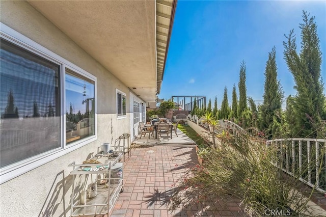 view of patio