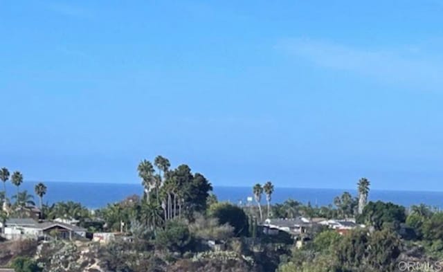 property view of mountains with a water view