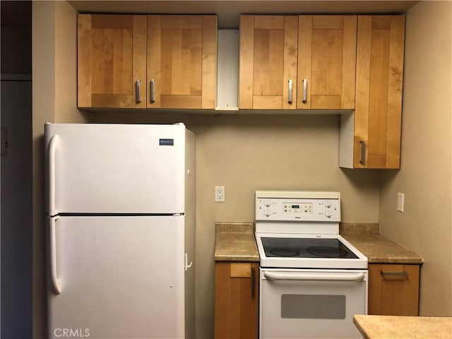 kitchen with white appliances