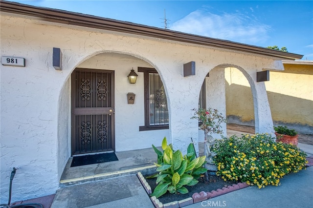 view of entrance to property