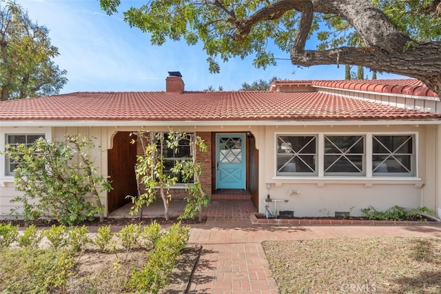 view of front of home