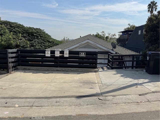 view of front of home