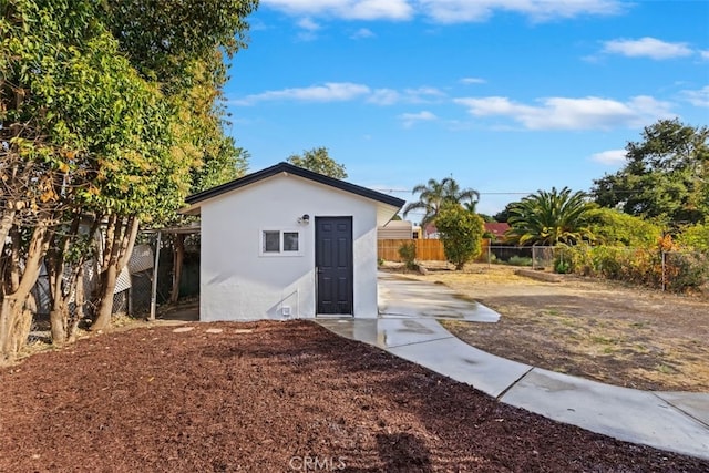 view of outbuilding