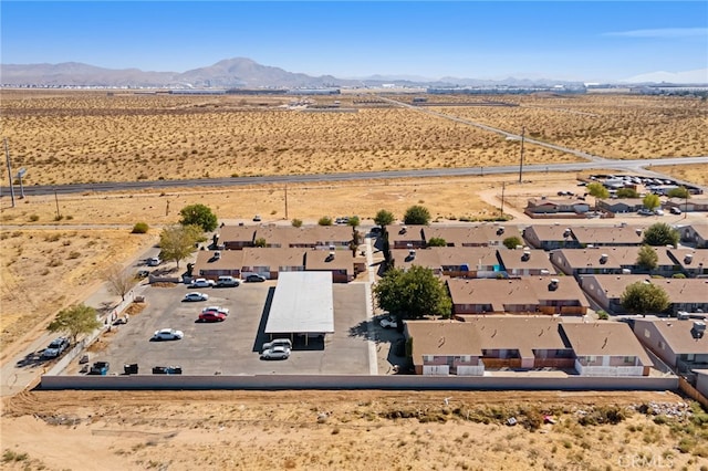 aerial view featuring a mountain view