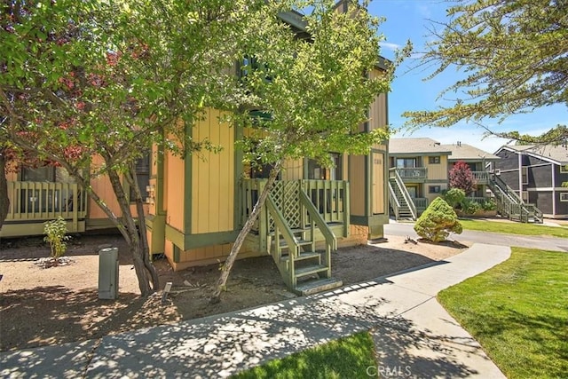 760 Blue Jay Rd Unit 10, Big Bear Lake, CA 92315 - view of play area featuring stairs