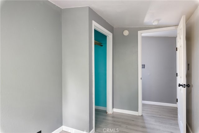 interior space featuring light hardwood / wood-style flooring