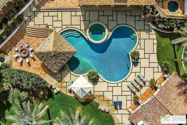 view of pool