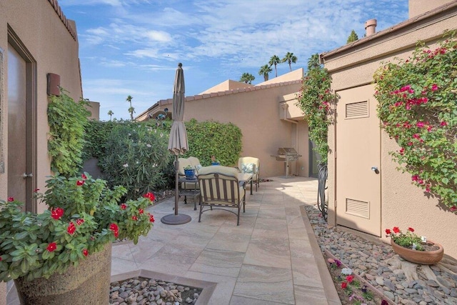 view of patio / terrace with grilling area