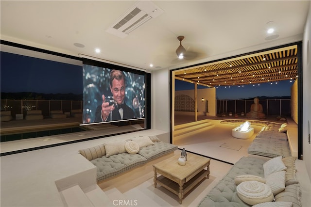 view of home theater