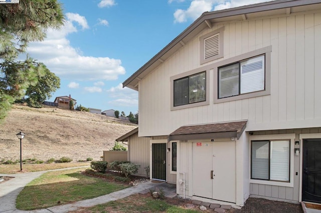 view of rear view of property