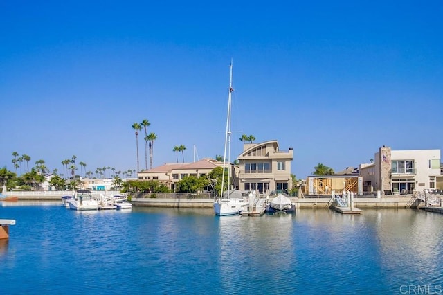 51 Catspaw, Coronado, CA 92118 - property view of water with a boat dock