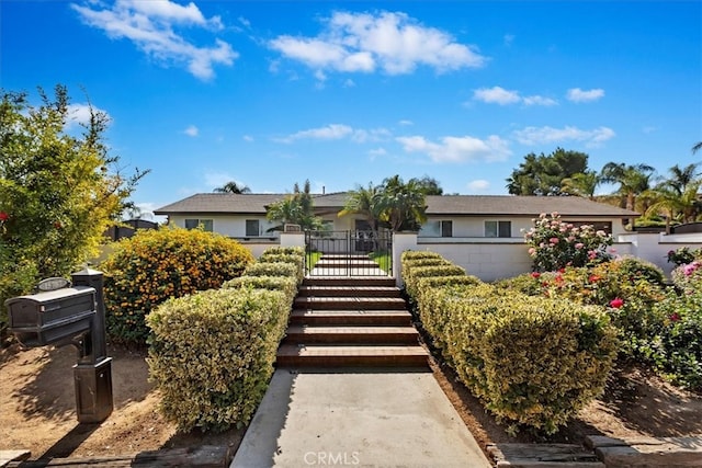 view of ranch-style house