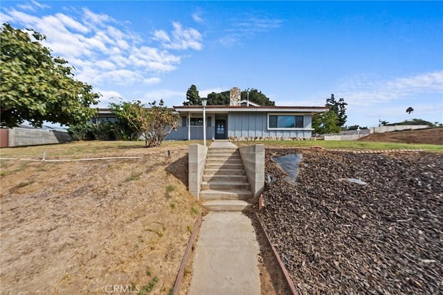 view of ranch-style home