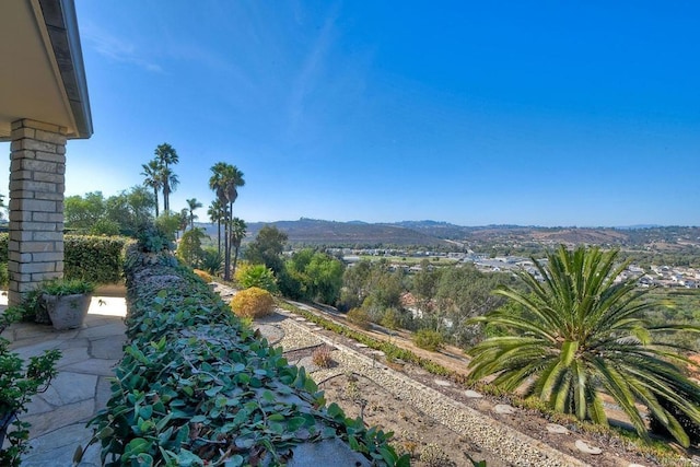 31350 Lake Vista Cir, Bonsall, CA 92003 - view of yard with a mountain view