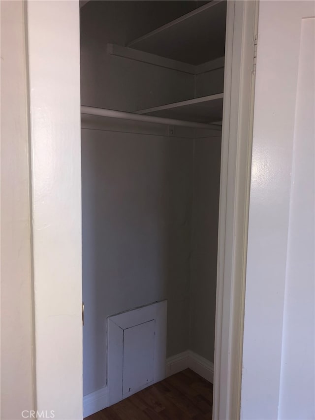 view of closet