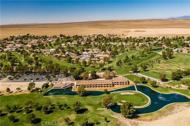 27404 Outrigger Ln, Helendale, CA 92342 - aerial view of residential area featuring a water and mountain view and a local golf course