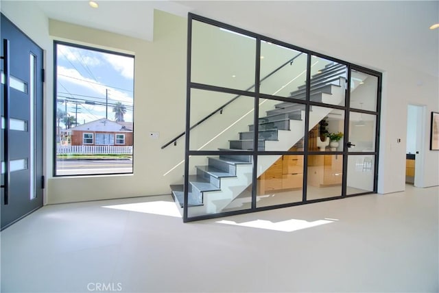 view of staircase