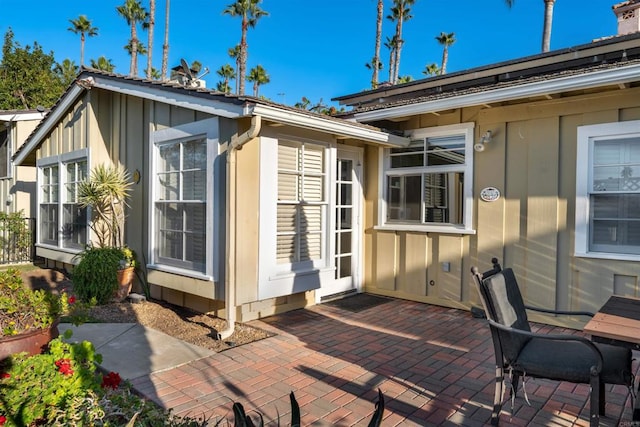 exterior space with a patio area