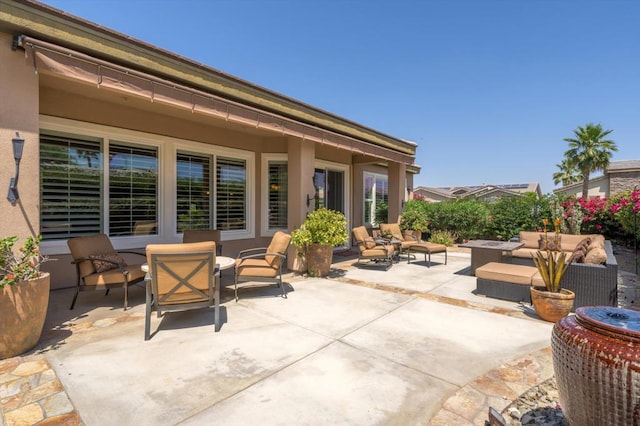 view of patio / terrace with outdoor lounge area