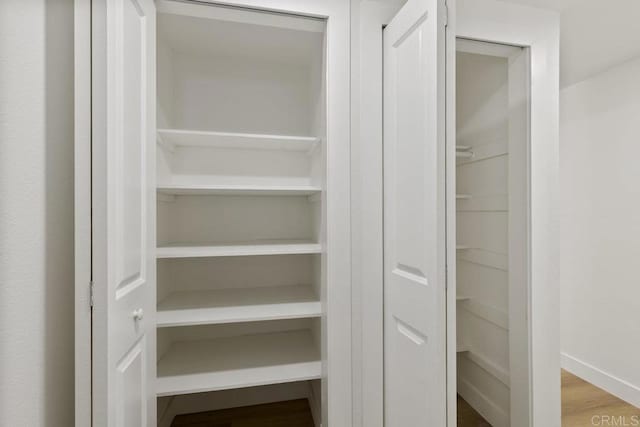 view of closet