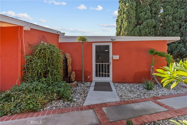 view of entrance to property