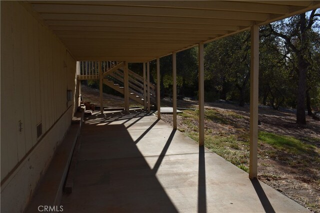 view of patio