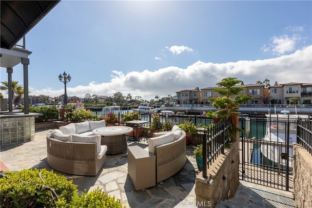 view of patio / terrace featuring outdoor lounge area