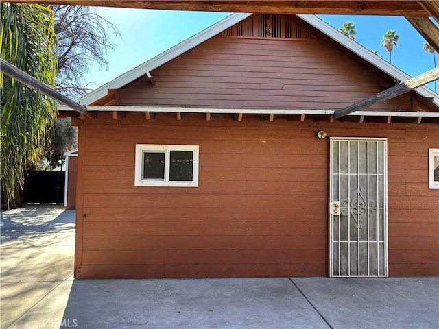 exterior space with a patio