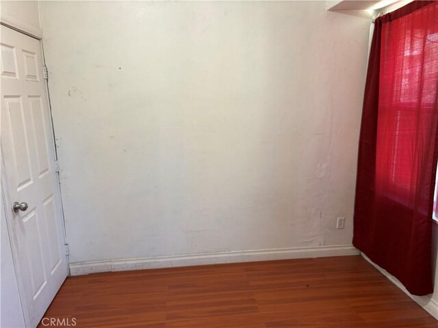 interior space featuring wood-type flooring