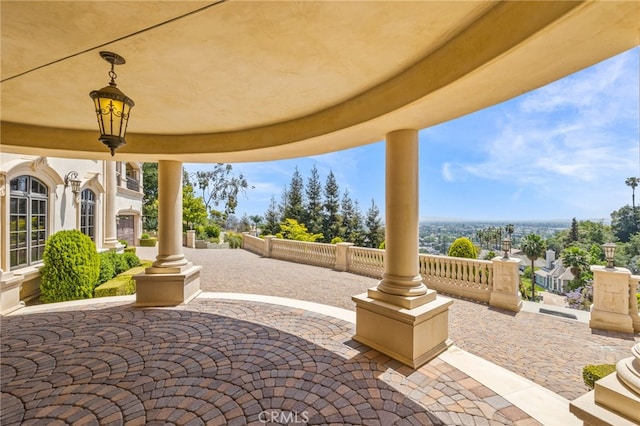 view of patio