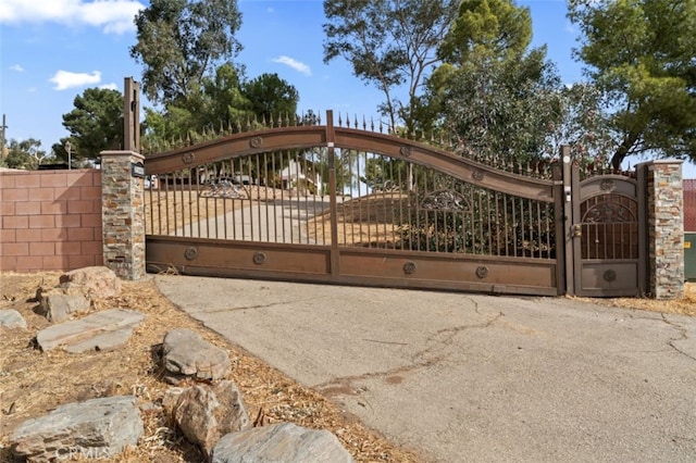 view of gate