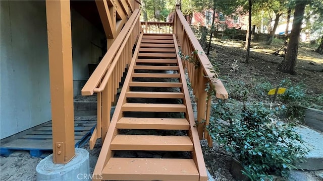 24861 Finhaut Dr, Crestline, CA 92325 - view of staircase