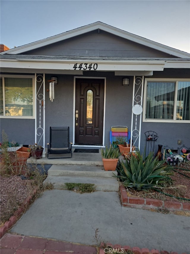 view of entrance to property