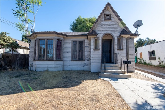 view of front of home