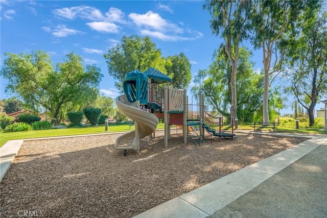 view of jungle gym