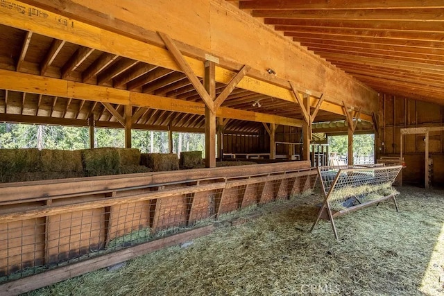 view of stable