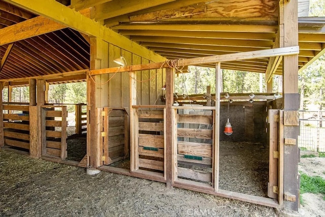 view of stable