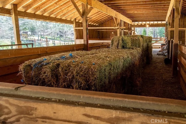 view of stable