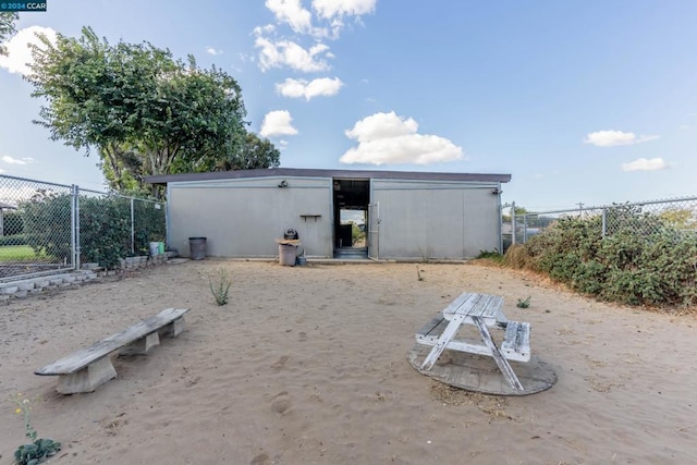 view of outbuilding