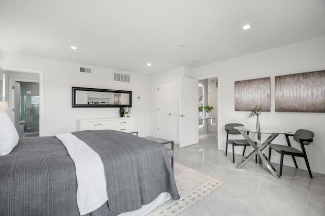 bedroom featuring ensuite bathroom