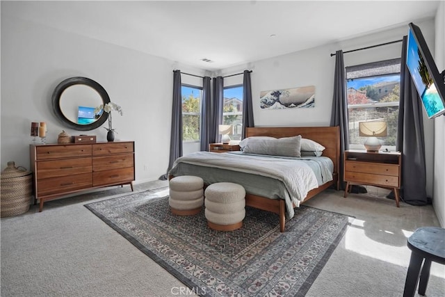 bedroom featuring carpet floors