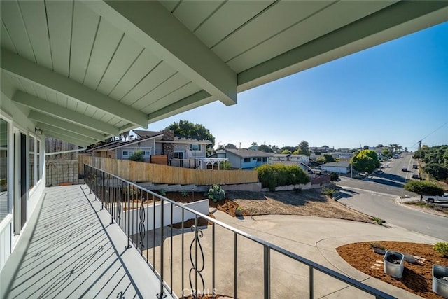 balcony with a patio