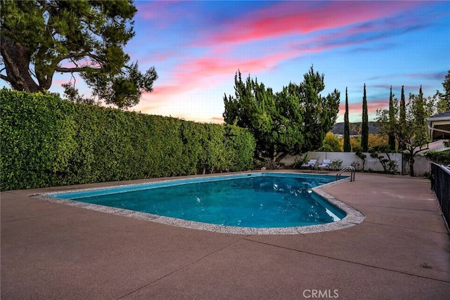 4614 La Subida Pl, Tarzana, CA 91356 - view of pool with a fenced backyard and a patio area