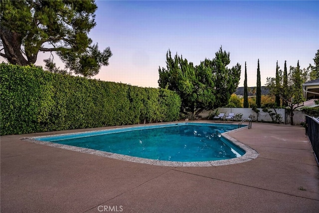 4614 La Subida Pl, Tarzana, CA 91356 - view of pool featuring a fenced backyard and a patio area