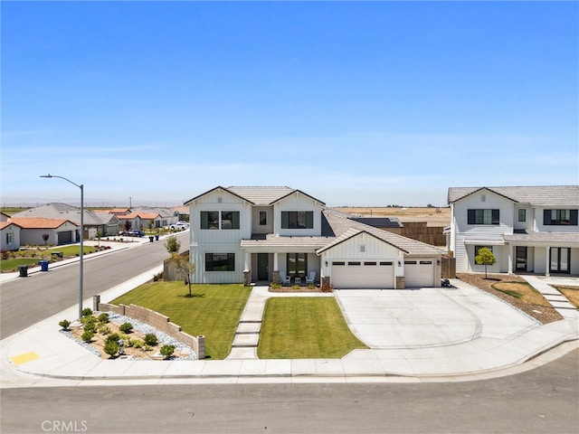 view of front of house featuring a front yard