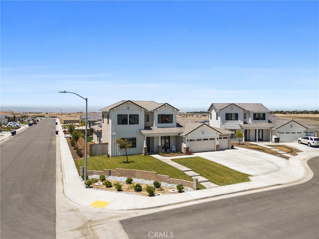 view of front of house featuring a front yard