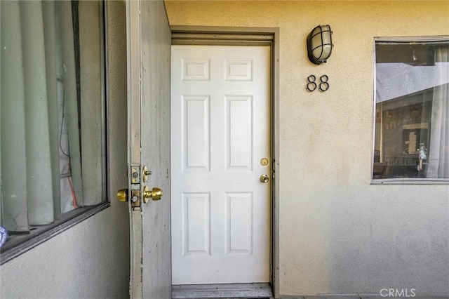 view of property entrance